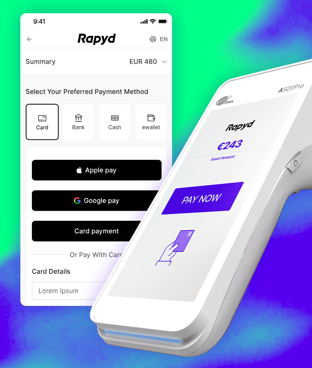 Preferred payment method screenshot